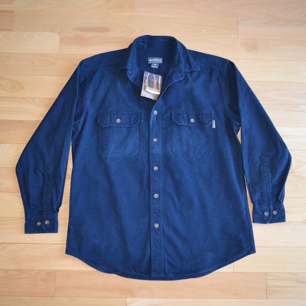 NWT Woolrich Flannel Button Down Shirt Size M